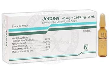 JETOSEL 2 ML 20 AMPUL İlaç Görseli
