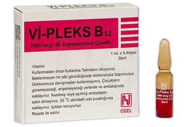 VI-PLEX B12 1000 MCG 1 MLX5 AMPUL İlaç Görseli