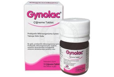 GYNOLAC CIGNEME TABLET 15 tablet İlaç Görseli