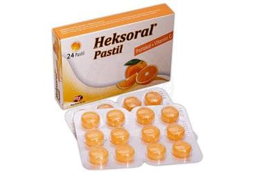 HEKSORAL PASTIL PORTAKAL VITAMIN C 24 pastil İlaç Görseli