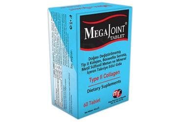 MEGA JOINT TYPE II KOLAJEN, BOSWELLIA SERRATA, METIL SULFONIL METAN VE MINERAL ICEREN TABLET 60 tablet İlaç Görseli