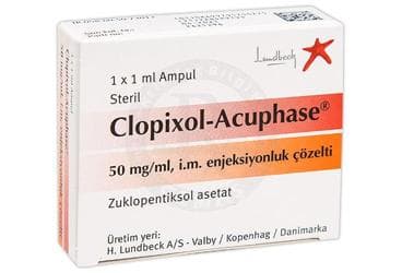 CLOPIXOL ACUPHASE 50 MG 1 AMPUL İlaç Görseli