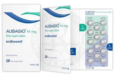 AUBAGIO 14 MG 28 FILM KAPLI TABLET İlaç Görseli