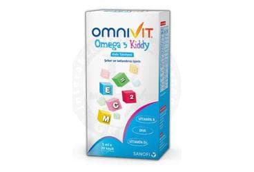 OMNIVIT OMEGA3 KIDDY KASIK 20x5 ml kaşık İlaç Görseli