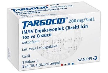 TARGOCID 200 MG 1 FLAKON İlaç Görseli