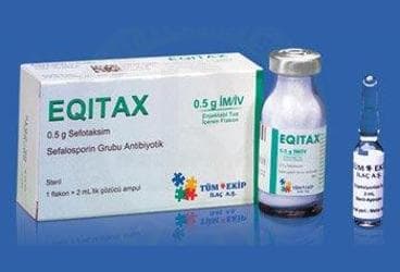 EQITAX 0,5 GR IM/IV ENJ.TOZ ICEREN 1 FLAKON İlaç Görseli