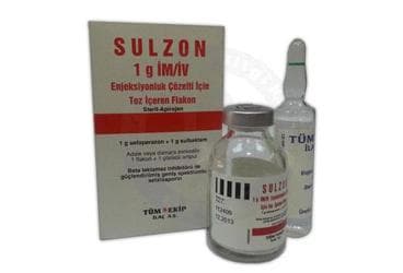 SULZON 1 GR IM/IV ENJEKSIYONLUK TOZ ICEREN FLAKON İlaç Görseli