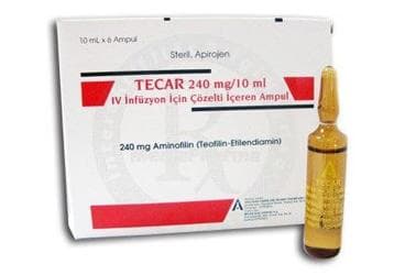TECAR 240 MG/10 ML IV INFUZYON COZELTISI ICEREN 6 AMPUL İlaç Görseli