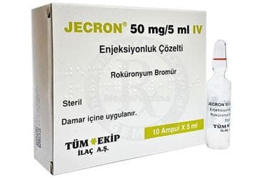JECRON 50 MG/5 ML IV ENJEKSIYONLUK COZELTI (10 AMPUL) İlaç Görseli