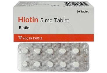 HIOTIN 5 MG 30 TABLET İlaç Görseli
