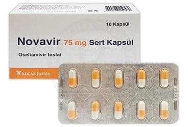 NOVAVIR 75 MG SERT KAPSUL (10 ADET) İlaç Görseli