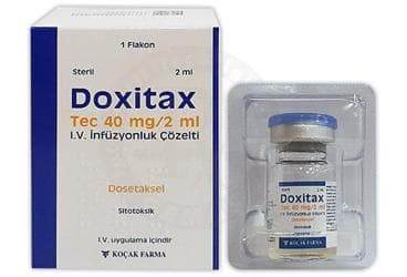 DOXITAX TEC 40 MG/2 ML IV INFUZYONLUK COZELTI (1 FLAKON) İlaç Görseli