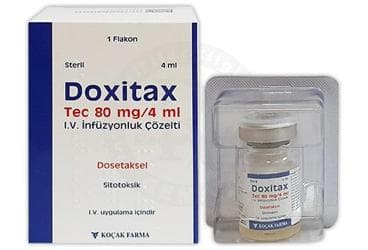 DOXITAX TEC 80 MG/4 ML  IV INFUZYONLUK COZELTI ( 1 FLAKON) İlaç Görseli