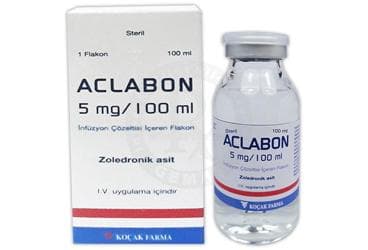 ACLABON 5MG/100 ML IV INFUZYON COZELTISI ICEREN 1 FLAKON İlaç Görseli