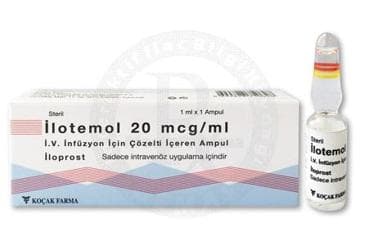ILOTEMOL 20 MCG/ML IV INFUZYON ICIN COZELTI ICEREN AMPUL (1 AMPUL) İlaç Görseli