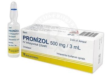 PRONIZOL 500 MG/3 ML INF. COZELTI 1 AMPUL İlaç Görseli