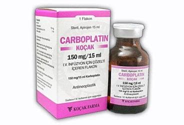 CARBOPLATIN-KOCAK 150 MG/15 ML IV INFUZYON ICIN SOLUSYON ICEREN FLAKON İlaç Görseli