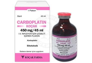 CARBOPLATIN-KOCAK 450 MG/45 ML IV INFUZYON ICIN SOLUSYON ICEREN FLAKON İlaç Görseli