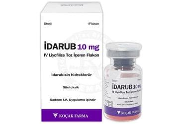 IDARUB 10 MG IV LIYOFILIZE TOZ ICEREN FLAKON İlaç Görseli