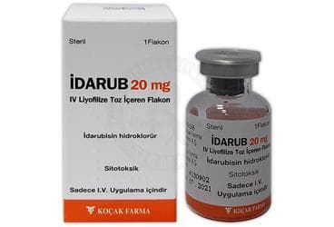 IDARUB 20 MG IV LIYOFILIZE TOZ ICEREN FLAKON İlaç Görseli