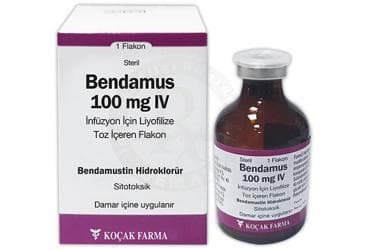 BENDAMUS 100 MG IV INFUZYON ICIN LIYOFILIZE TOZ ICEREN FLAKON İlaç Görseli