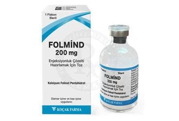 FOLMIND 200 MG ENJEKSIYONLUK COZELTI HAZIRLAMAK ICIN TOZ İlaç Görseli