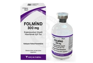 FOLMIND 300 MG ENJEKSIYONLUK COZELTI HAZIRLAMAK ICIN TOZ İlaç Görseli