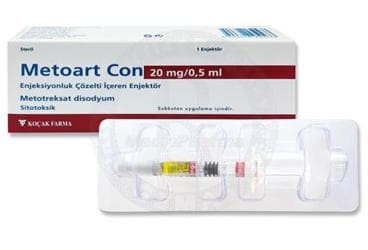 METOART CON 20 MG/0,5 ML ENJEKSIYONLUK COZELTI ICEREN ENJEKTOR ( 1 ENJEKTOR) İlaç Görseli