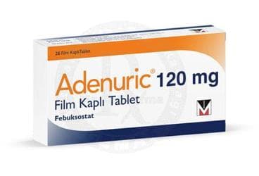 ADENURIC 120 MG 28 FILM KAPLI TABLET İlaç Görseli