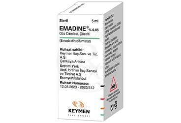 EMADINE % 0,05 5 ML OFTALMIK SOLUSYON İlaç Görseli