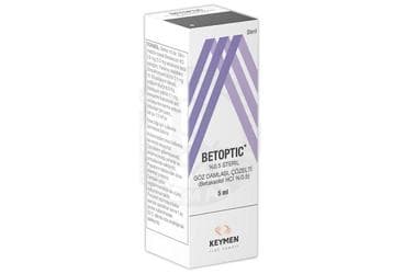 BETOPTIC %0,5 STERIL GOZ DAMLASI, COZELTI (5 ML) İlaç Görseli