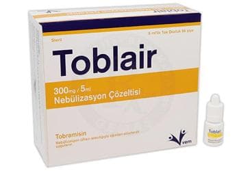 TOBLAIR 300 MG/5 ML NEBULIZASYON COZELTISI (56 AMPUL) İlaç Görseli