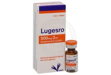 LUGESRO 500 MG/2 ML ENJEKSIYONLUK COZELTI İlaç Görseli