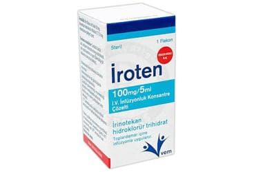 IROTEN 100 MG/5 ML I.V. INFUZYONLUK KONSANTRE COZELTI İlaç Görseli