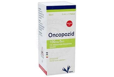 ONCOPOZID 100 MG/5 ML I.V. INFUZYONLUK KONSANTRE COZELTI İlaç Görseli