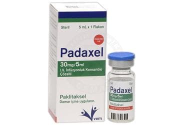 PADAXEL 30 MG/5 ML I.V. INFUZYONLUK KONSANTRE COZELTI (1 FLAKON) İlaç Görseli