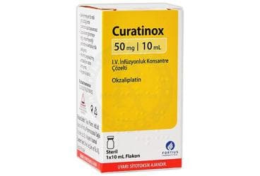 CURATINOX 50 MG/10 ML IV INFUZYON ICIN KONSANTRE COZELTI ICEREN 1 FLAKON İlaç Görseli