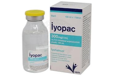 IYOPAC 300 MGI/ML I.A./I.V./INTRATEKAL
ENJEKSIYONLUK COZELTI, 100 ML İlaç Görseli
