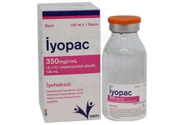 IYOPAC 350 MGI/ML I.A./I.V. NJEKSIYONLUK COZELTI, 100 ML İlaç Görseli
