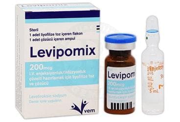 LEVIPOMIX 200 MCG I.V. ENJEKSIYONLUK / INFUZYONLUK COZELTI HAZIRLAMAK ICIN LIYOFILIZE TOZ VE COZUCU İlaç Görseli