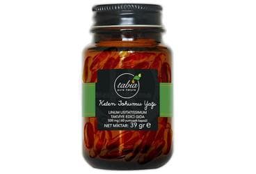 TABIA KETEN TOHUMU YAGI TAKVIYE EDICI GIDA KAPSUL 500 mg 60 kapsül İlaç Görseli