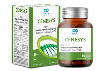 CENESYS KOLIN, UMP, PQQ ICEREN TAKVIYE EDICI GIDA 30 tablet İlaç Görseli
