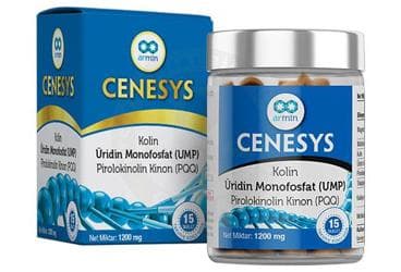 CENESYS KOLIN, UMP, PQQ ICEREN TAKVIYE EDICI GIDA 15 tablet İlaç Görseli