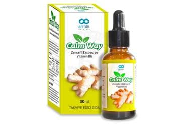 CALM WAY ZENCEFIL EKSTRESI VE VITAMIN B6 ICEREN TAKVIYE EDICI GIDA 30 ml şişe İlaç Görseli