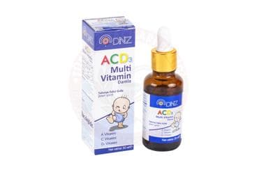 DNZ ACD3 MULTIVITAMIN DAMLA 30 ml şişe İlaç Görseli