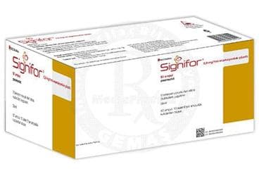 SIGNIFOR 0,9 MG/1ML ENJEKSIYONLUK COZELTI (60 AMPUL) İlaç Görseli