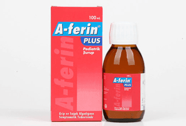 A-FERIN PLUS 1 MG+15 MG+160MG/5 ML PEDIYATRIK SURUP (100 ML) İlaç Görseli