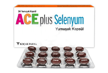 ACE PLUS SELENYUM 30 YUMUSAK KAPSUL İlaç Görseli