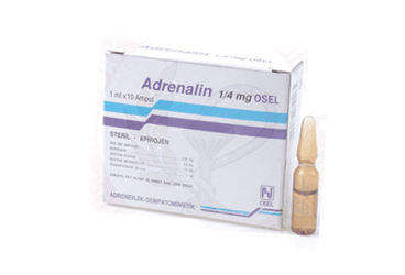 ADRENALIN  0,25 MG 10 AMPUL İlaç Görseli