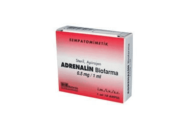 ADRENALIN BIOFARMA  0,50 MG 10 AMPUL İlaç Görseli